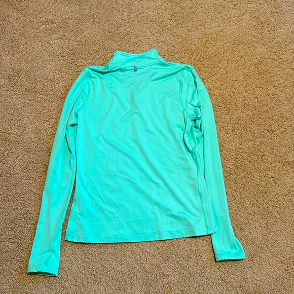 Nike 1/4 zip mint green top - Picture 2 of 6